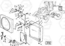 38629 Condenser with fitting parts. L150/L150C VOLVO BM VOLVO BM L150/L150C SER NO - 2767/- 60708, Volvo Construction Equipment