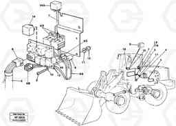 37729 Cable harness for air conditioning. L150/L150C VOLVO BM VOLVO BM L150/L150C SER NO - 2767/- 60708, Volvo Construction Equipment