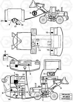 14051 Decals L150/L150C VOLVO BM VOLVO BM L150/L150C SER NO - 2767/- 60708, Volvo Construction Equipment