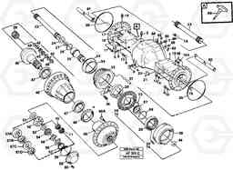 90438 Planet shaft, front L150/L150C VOLVO BM VOLVO BM L150/L150C SER NO - 2767/- 60708, Volvo Construction Equipment