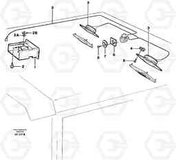 40520 Radio bracket. L150/L150C VOLVO BM VOLVO BM L150/L150C SER NO - 2767/- 60708, Volvo Construction Equipment