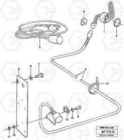 11818 Engine heater. L150/L150C VOLVO BM VOLVO BM L150/L150C SER NO - 2767/- 60708, Volvo Construction Equipment