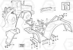 25778 Extended fender. L150/L150C VOLVO BM VOLVO BM L150/L150C SER NO - 2767/- 60708, Volvo Construction Equipment