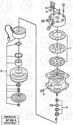 24813 Compressor. L150/L150C VOLVO BM VOLVO BM L150/L150C SER NO - 2767/- 60708, Volvo Construction Equipment