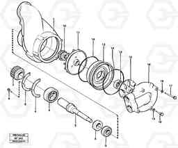 4951 Water pump. L150/L150C VOLVO BM VOLVO BM L150/L150C SER NO - 2767/- 60708, Volvo Construction Equipment