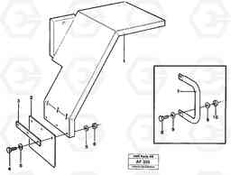 40908 Small rear fender. L150/L150C VOLVO BM VOLVO BM L150/L150C SER NO - 2767/- 60708, Volvo Construction Equipment