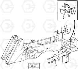 62669 Rear hitch and counterweight L150/L150C VOLVO BM VOLVO BM L150/L150C SER NO - 2767/- 60708, Volvo Construction Equipment