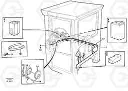 45822 Cable harnesses, cab L150/L150C VOLVO BM VOLVO BM L150/L150C SER NO - 2767/- 60708, Volvo Construction Equipment
