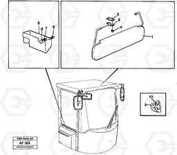 24805 Interior components L150/L150C VOLVO BM VOLVO BM L150/L150C SER NO - 2767/- 60708, Volvo Construction Equipment