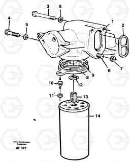 20723 Oil filter L150/L150C VOLVO BM VOLVO BM L150/L150C SER NO - 2767/- 60708, Volvo Construction Equipment