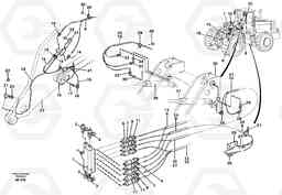 68808 Distribution block, B2. L150/L150C VOLVO BM VOLVO BM L150/L150C SER NO - 2767/- 60708, Volvo Construction Equipment