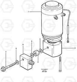 18750 Pump unit. L150/L150C VOLVO BM VOLVO BM L150/L150C SER NO - 2767/- 60708, Volvo Construction Equipment