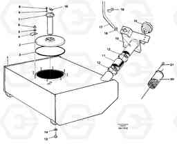 73910 Fuel tank L50B/L50C VOLVO BM VOLVO BM L50B/L50C SER NO - 10966, Volvo Construction Equipment