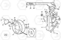 88429 Hand brake L50B/L50C VOLVO BM VOLVO BM L50B/L50C SER NO - 10966, Volvo Construction Equipment