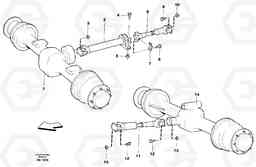 26619 Propeller shaft, mounting L50B/L50C VOLVO BM VOLVO BM L50B/L50C SER NO - 10966, Volvo Construction Equipment