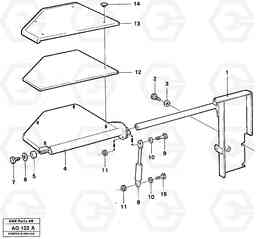 45832 Instructor's seat L50B/L50C VOLVO BM VOLVO BM L50B/L50C SER NO - 10966, Volvo Construction Equipment