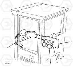 28042 Heating system L50B/L50C VOLVO BM VOLVO BM L50B/L50C SER NO - 10966, Volvo Construction Equipment