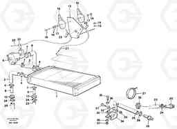 84887 Radiator and control L50B/L50C VOLVO BM VOLVO BM L50B/L50C SER NO - 10966, Volvo Construction Equipment