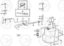 54944 Windshield washer L50B/L50C VOLVO BM VOLVO BM L50B/L50C SER NO - 10966, Volvo Construction Equipment