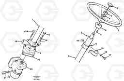 34771 Steering column assembly L50B/L50C VOLVO BM VOLVO BM L50B/L50C SER NO - 10966, Volvo Construction Equipment