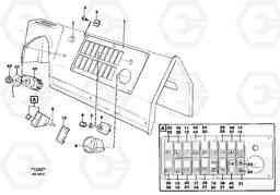 62113 Switch panel L50B/L50C VOLVO BM VOLVO BM L50B/L50C SER NO - 10966, Volvo Construction Equipment
