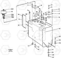 41753 Hydraulic oil tank L50B/L50C VOLVO BM VOLVO BM L50B/L50C SER NO - 10966, Volvo Construction Equipment