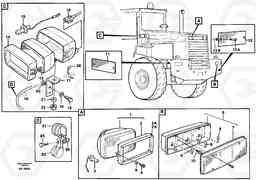 52063 Lighting, rear L50B/L50C VOLVO BM VOLVO BM L50B/L50C SER NO - 10966, Volvo Construction Equipment