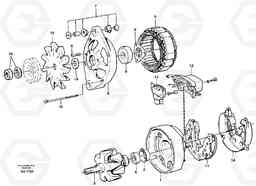 22789 Alternator L50B/L50C VOLVO BM VOLVO BM L50B/L50C SER NO - 10966, Volvo Construction Equipment