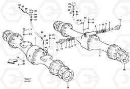 84254 Planetary axle mounting L50B/L50C VOLVO BM VOLVO BM L50B/L50C SER NO - 10966, Volvo Construction Equipment