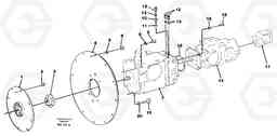 92801 Pump, Mounting L50B/L50C VOLVO BM VOLVO BM L50B/L50C SER NO - 10966, Volvo Construction Equipment