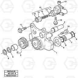 31170 Oil pump L50B/L50C VOLVO BM VOLVO BM L50B/L50C SER NO - 10966, Volvo Construction Equipment