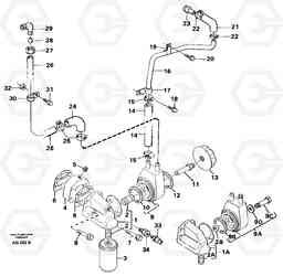 3280 Oil cooler L50B/L50C VOLVO BM VOLVO BM L50B/L50C SER NO - 10966, Volvo Construction Equipment