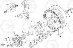 31166 Crankshaft and related parts L50B/L50C VOLVO BM VOLVO BM L50B/L50C SER NO - 10966, Volvo Construction Equipment