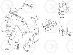 44124 Fuel lines Injectors L50B/L50C VOLVO BM VOLVO BM L50B/L50C SER NO - 10966, Volvo Construction Equipment