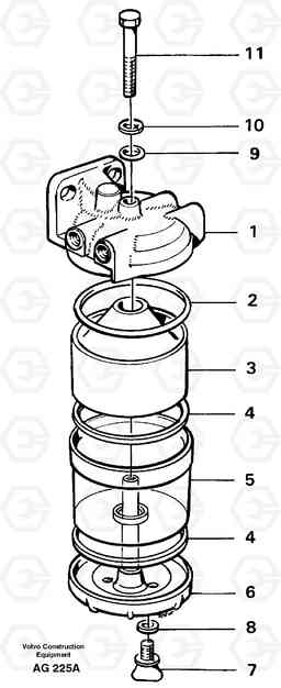 29681 Filter L50B/L50C VOLVO BM VOLVO BM L50B/L50C SER NO - 10966, Volvo Construction Equipment