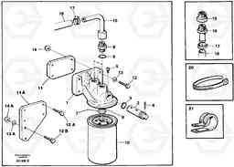 88972 Coolant filter L50B/L50C VOLVO BM VOLVO BM L50B/L50C SER NO - 10966, Volvo Construction Equipment