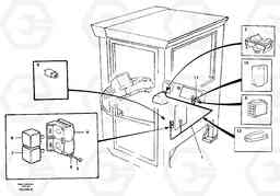 47539 Electrical system: Forward/reverse switch L50B/L50C VOLVO BM VOLVO BM L50B/L50C SER NO - 10966, Volvo Construction Equipment