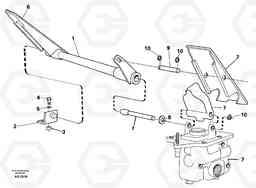 51540 Dual brake pedals L50B/L50C VOLVO BM VOLVO BM L50B/L50C SER NO - 10966, Volvo Construction Equipment