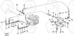 54061 Hydraulic system; 3:rd function, Pressure draining L50B/L50C VOLVO BM VOLVO BM L50B/L50C SER NO - 10966, Volvo Construction Equipment