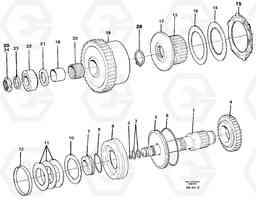 24503 Coupling L50B/L50C VOLVO BM VOLVO BM L50B/L50C SER NO - 10966, Volvo Construction Equipment