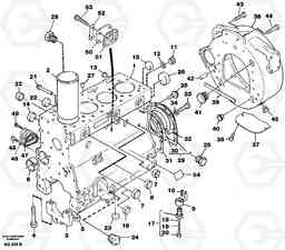 29986 Cylinder block L50B/L50C VOLVO BM VOLVO BM L50B/L50C SER NO - 10966, Volvo Construction Equipment