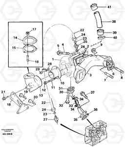 51475 Turbocharger with exhaustmanifold L50B/L50C VOLVO BM VOLVO BM L50B/L50C SER NO - 10966, Volvo Construction Equipment