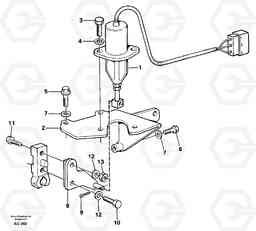 47229 Stop control L50B/L50C VOLVO BM VOLVO BM L50B/L50C SER NO - 10966, Volvo Construction Equipment