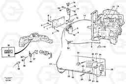 51059 Cable harness Starter relay L50B/L50C VOLVO BM VOLVO BM L50B/L50C SER NO - 10966, Volvo Construction Equipment