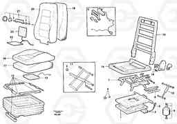 56267 Operator's seat Kab L50B/L50C VOLVO BM VOLVO BM L50B/L50C SER NO - 10966, Volvo Construction Equipment