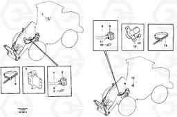 47279 Single acting lifting system. Differential lock L50B/L50C VOLVO BM VOLVO BM L50B/L50C SER NO - 10966, Volvo Construction Equipment