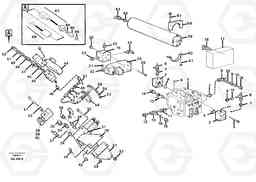 83724 Boom suspension system, valves and nipples L50B/L50C VOLVO BM VOLVO BM L50B/L50C SER NO - 10966, Volvo Construction Equipment