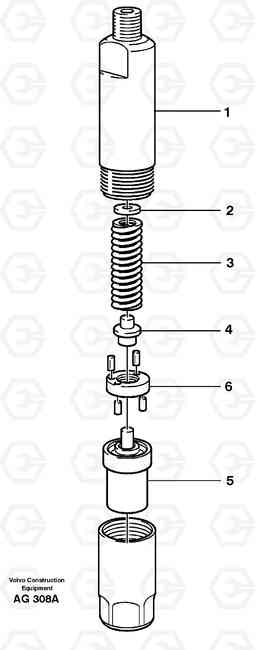 29684 Injector L50B/L50C VOLVO BM VOLVO BM L50B/L50C SER NO - 10966, Volvo Construction Equipment