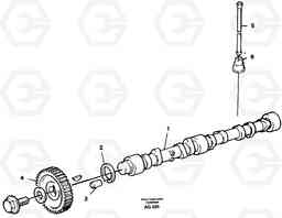 29987 Camshaft L50B/L50C VOLVO BM VOLVO BM L50B/L50C SER NO - 10966, Volvo Construction Equipment