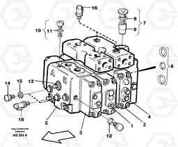 26434 Hydraulic valve L50B/L50C VOLVO BM VOLVO BM L50B/L50C SER NO - 10966, Volvo Construction Equipment